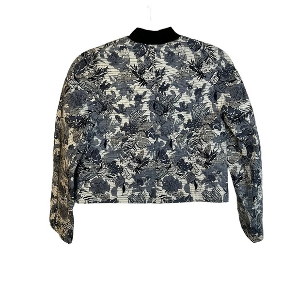 Zara Floral Embroidered Zip Front Jacket - Picture 2 of 6